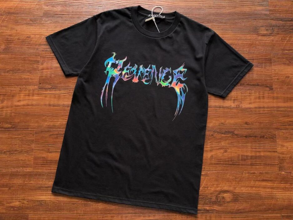 Revenge Clothing Colorful Letter logo T-shirt