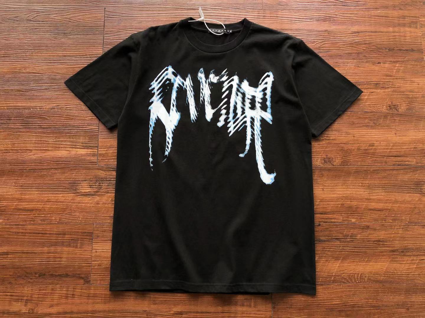 Revenge Clothing Faded Logo Black T-Shirt