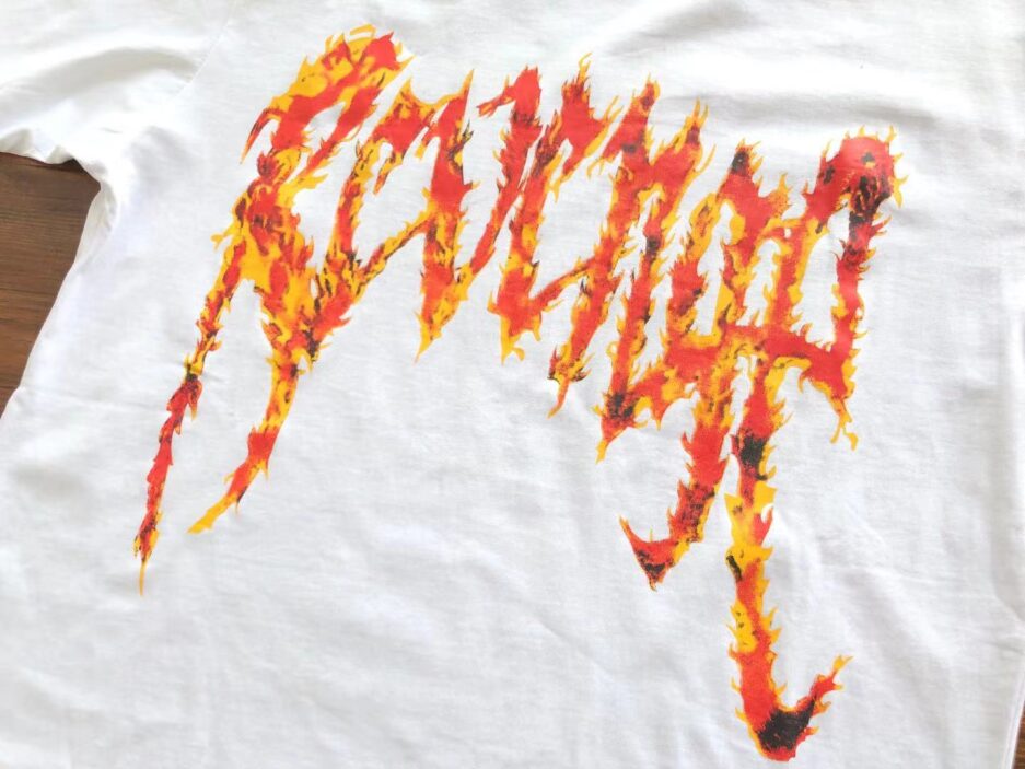 Revenge Clothing Fire Logo White T-Shirt