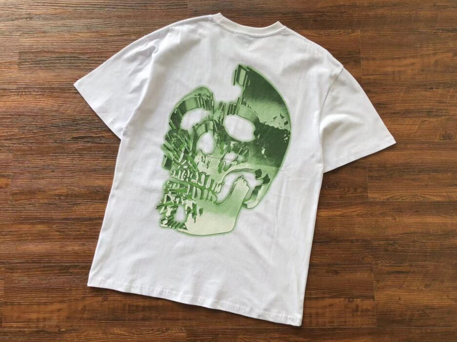 Revenge Clothing Green Logo White T-Shirt