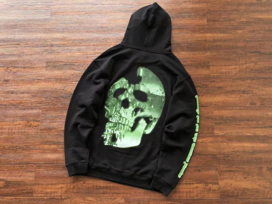 Revenge Clothing Green Skull Metallica Hoodie