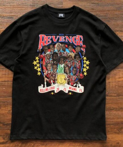 Revenge Clothing Rolling Black T-Shirt