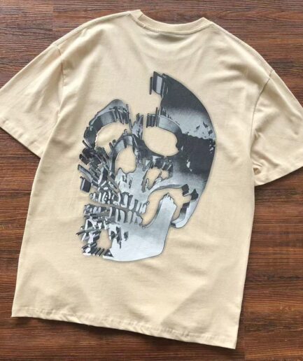 Revenge Clothing Skull Off-White T-Shirt